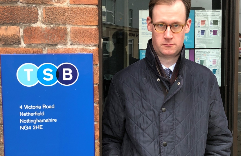 TSB Netherfield branch closed in December 2020