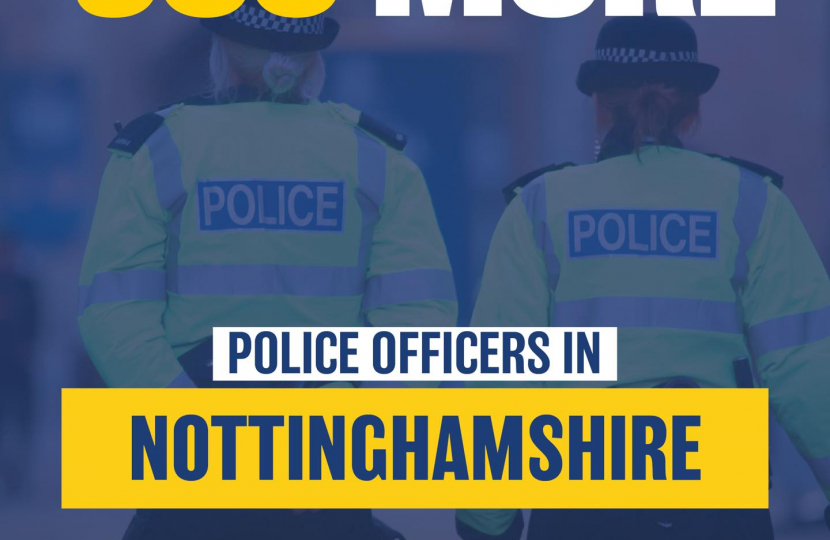 380 more police officers across Notts