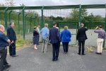 Tom Randall MP hosts a site visit and meeting in the former Gedling School grounds