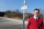 Tom Randall MP visits Netherfield train station