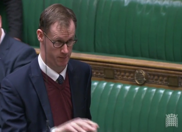 Tom Randall MP asking the Home Secretary for an update on the processing of visas for those Ukrainian refugees currently in northern France